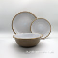 Plate Bowl Setes de porcelana Dinnerware